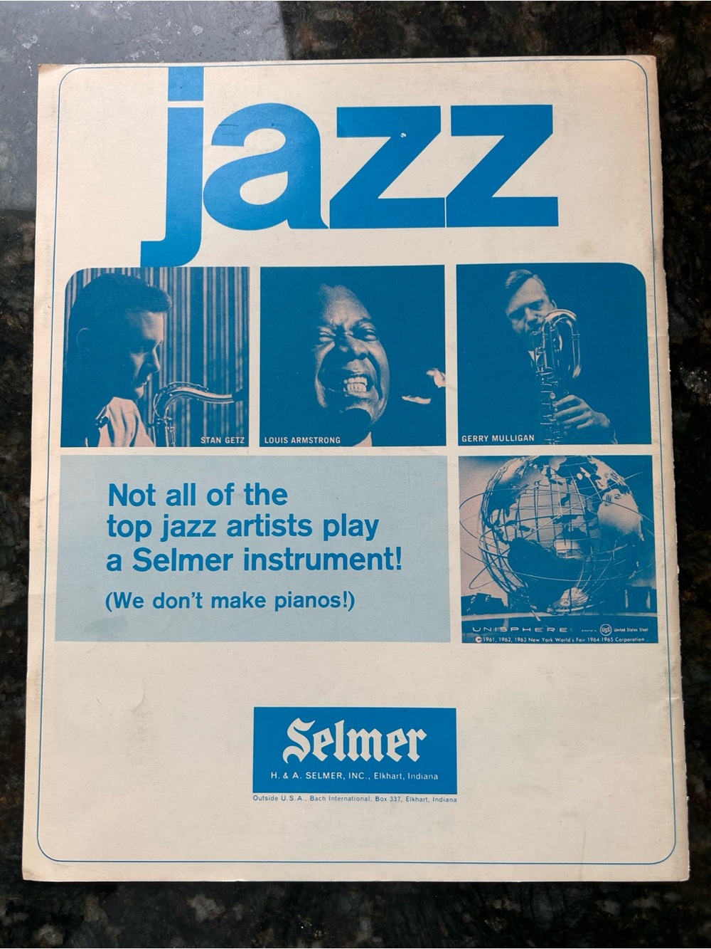 1964 Jazzland Jazz Souvenir Magazine. Jazz in America. Music memorabilia. EUC - Picture 2 of 5
